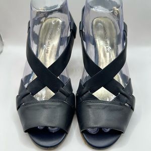 Antonio Melani Marine Navy Sandals  Sz 8.5